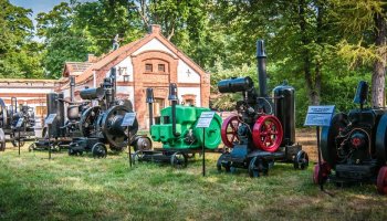 Odrestaurowane silniki stacjonarne w Muzeum Rolnictwa w Ciechanowcu