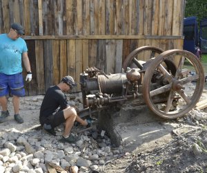 Nowy silnik gazowy w Muzeum Rolnictwa w Ciechanowcu