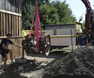 Nowy silnik gazowy w Muzeum Rolnictwa w Ciechanowcu