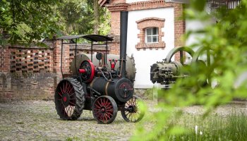 Nietypowa lokomobila w zbiorach Muzeum Rolnictwa w Ciechanowcu