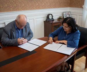 Podpisanie porozumienia o współpracy pomiędzy ZSCKR im. W. S. Reymonta w Sokołowie Podlaskim i Muzeum Rolnictwa w Ciechanowcu