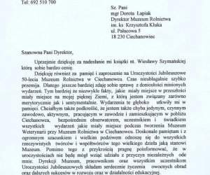 Wspomnień czar - podsumowanie roku jubileuszowego