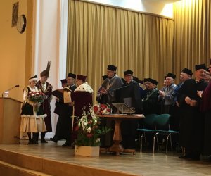 prof. dr hab. inż. Czesław Waszkiewicz z tytułem DOKTORA HONORIS CAUSA