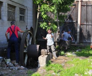 Zabytkowy tartak w Muzeum