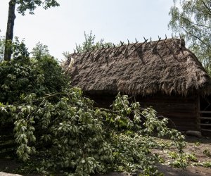 Nawałnica w ciechanowieckim muzeum