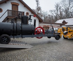Unikatowe maszyny parowe w Muzeum Rolnictwa w Ciechanowcu