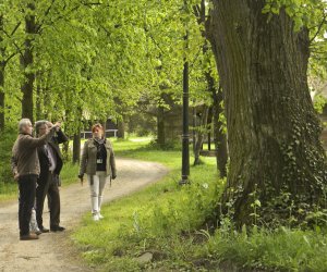 Niecodzienny turysta w Skansenie