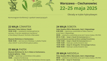 Międzynarodowa konferencja naukowa Rośliny lecznicze w nauce i kulturze