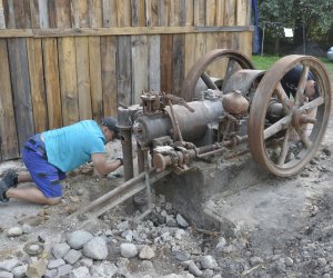 Nowy silnik gazowy w Muzeum Rolnictwa w Ciechanowcu