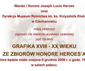 Grafika XVIII - XX wieku ze zbiorów Honore Heroes'a