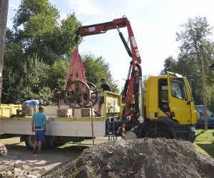 Nowy silnik gazowy w Muzeum Rolnictwa w Ciechanowcu