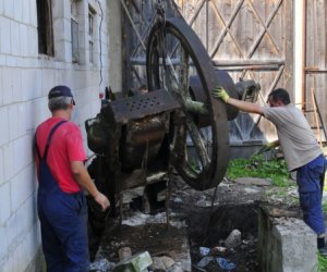 Zabytkowy tartak w Muzeum