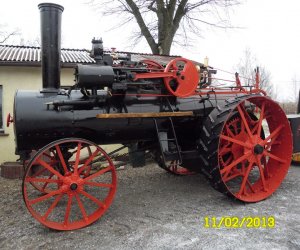 Jedyna w Polsce - najstarsza lokomobila samobieżna