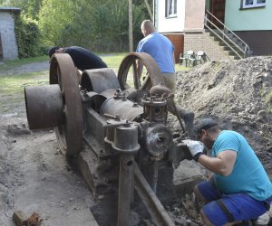 Nowy silnik gazowy w Muzeum Rolnictwa w Ciechanowcu