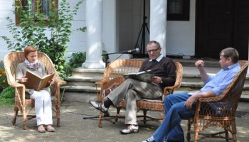 Narodowe Czytanie &quot;Pana Tadeusza&quot; w Muzeum Rolnictwa im. ks Krzysztofa Kluka w Ciechanowcu