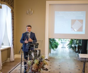 Podsumowanie i prezentacja projektu "Restauracja obiektów zespołu pałacowo-parkowego wraz z konserwacją muzealiów Muzeum Rolnictwa im. ks. Krzysztofa Kluka w Ciechanowcu"