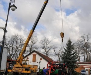 Najstarsza lokomobila parowa w Muzeum Rolnictwa im. ks. Krzysztofa Kluka w Ciechanowcu